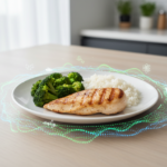 Grafika: przelicznik kalorii w potrawach.