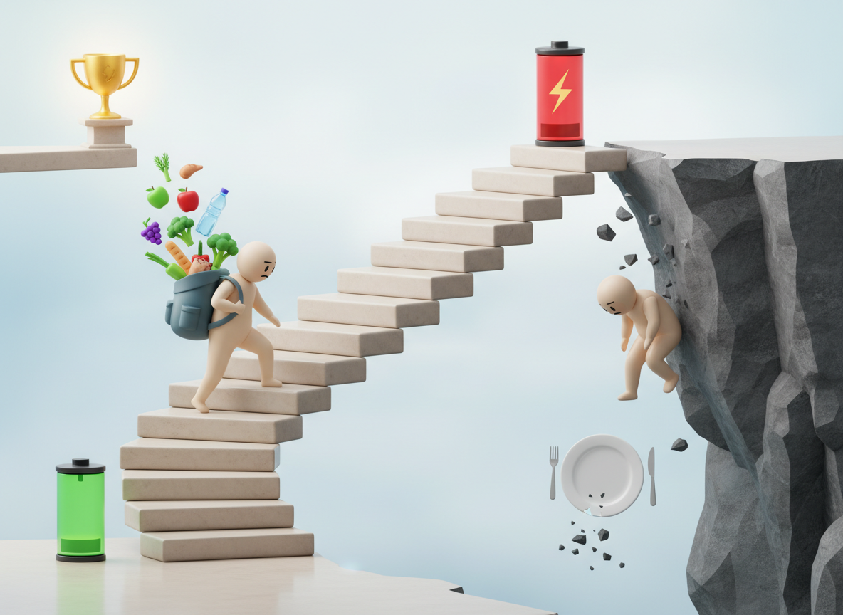 Ile kalorii dziennie odjąć na redukcji - bezpieczny deficyt kontra restrykcyjna dieta