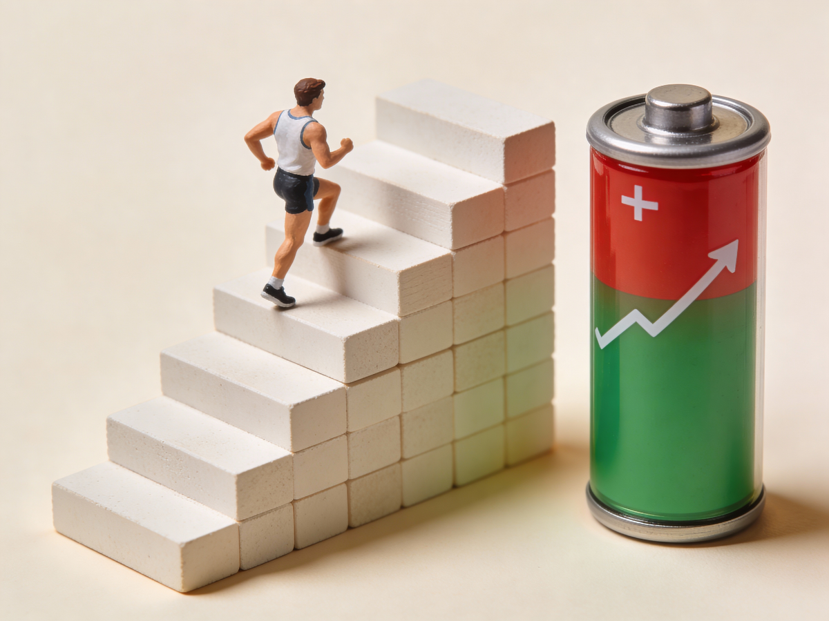 Ilustracja pokazująca mądrą stabilizację wagi i naprawę metabolizmu, aby zatrzymać efekt jojo.