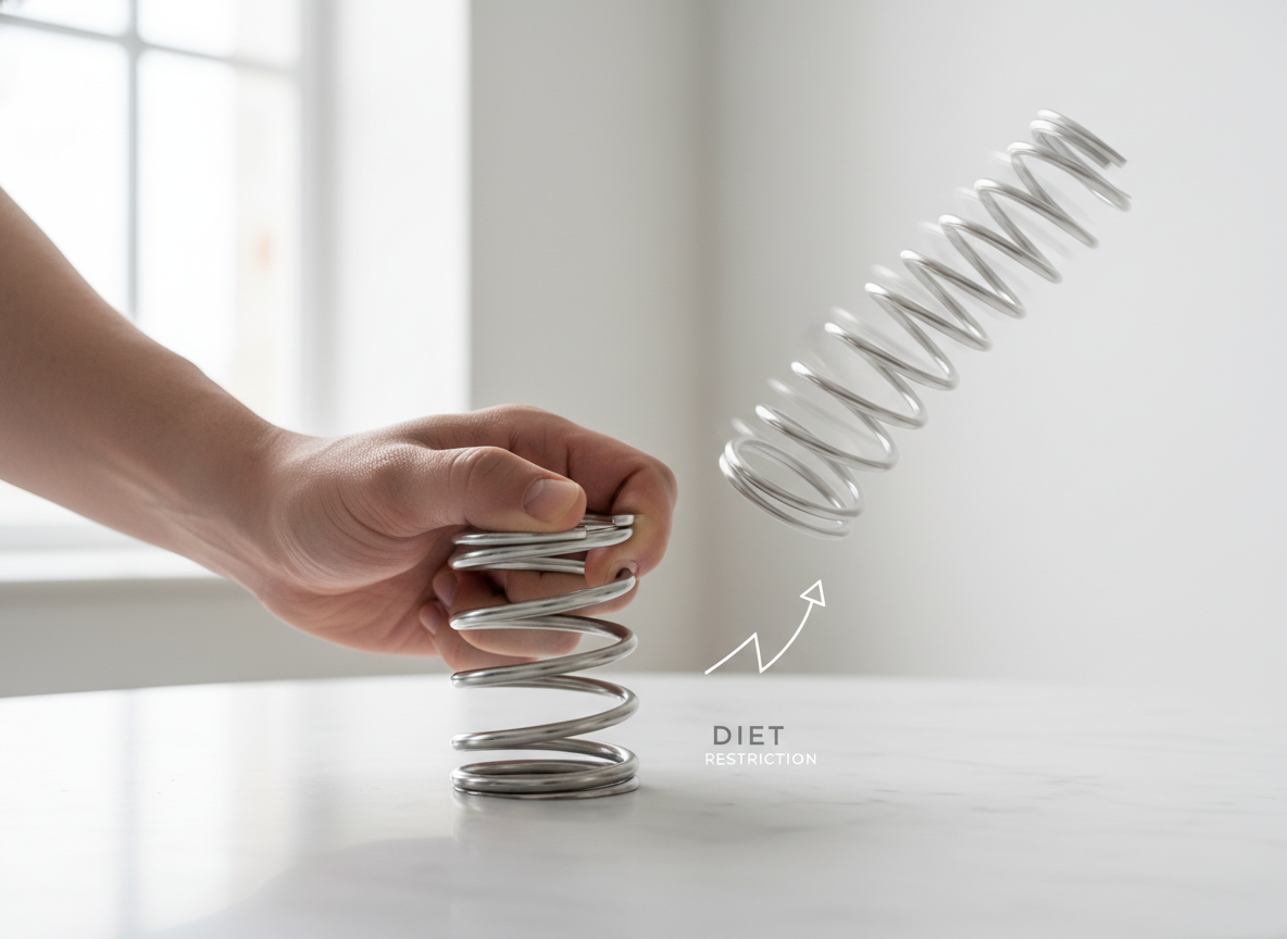 Ryzyko efektu jojo po zakończeniu stosowania diety 1000 kcal dziennie